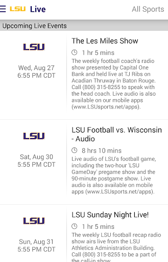 【免費運動App】LSU Sports-APP點子