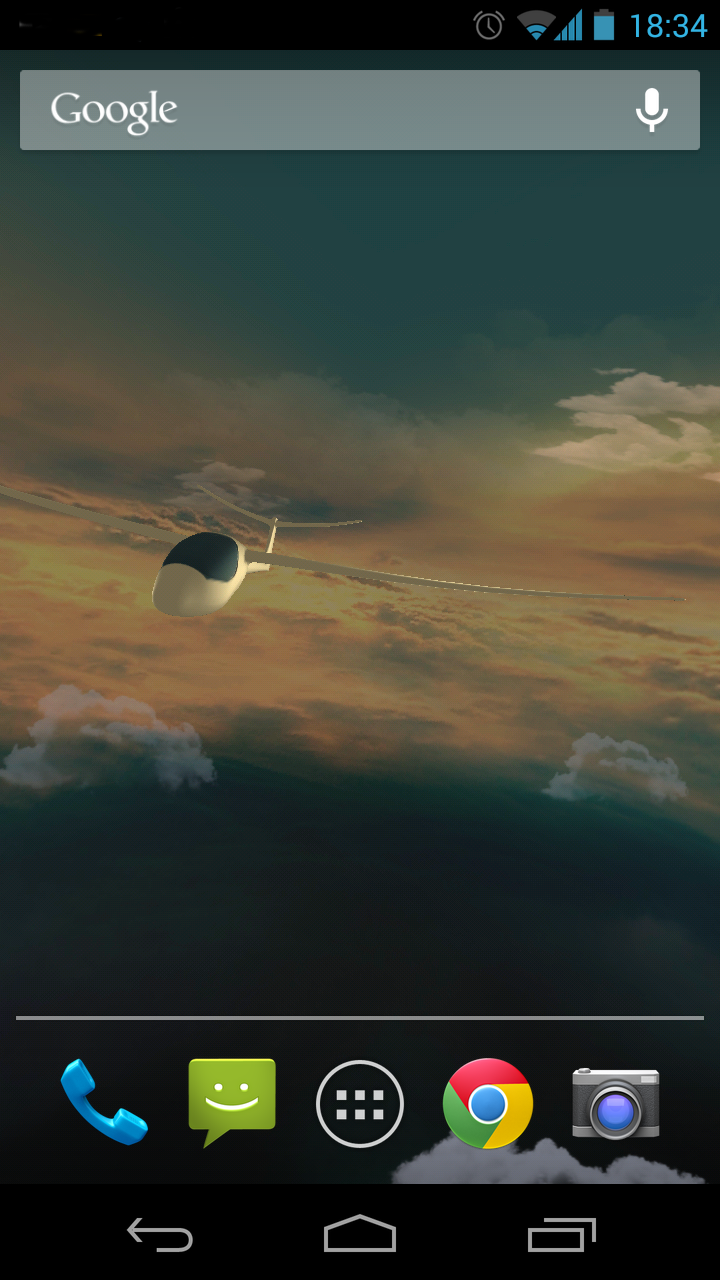 Flight in the sky 3D PRO Screen 3