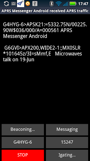 APRS Messenger Android