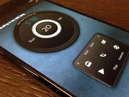 Darkontrols theme Zooper theme - screenshot thumbnail