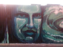 Green Face Graffiti