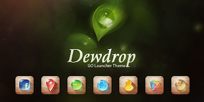 Anteprima screenshot di Dewdrop GO Launcher Theme APK #5