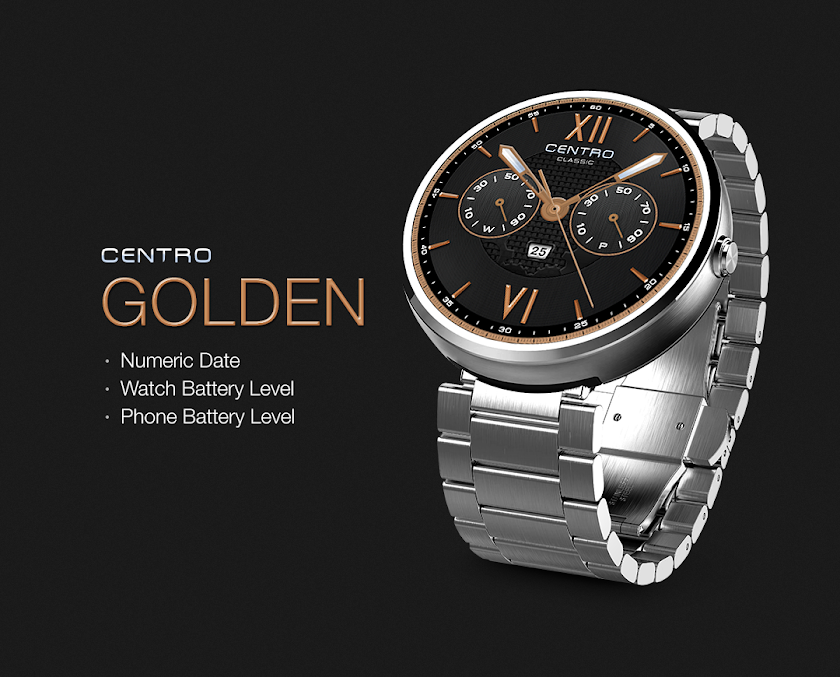 Golden watchface by Centro Screen 3