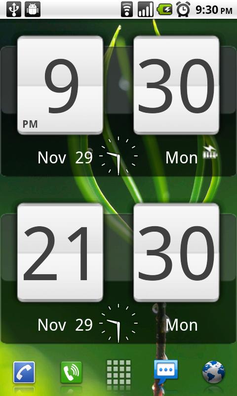 Sense Analog Clock Widget 24 Screen 2