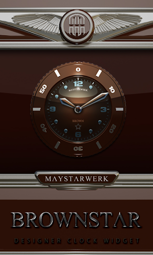 Clock Widget Brownstar