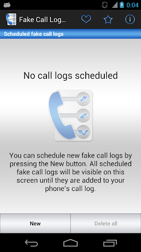 Fake Call Log - PRO