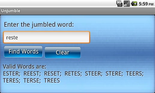 Lastest Unjumble APK for Android