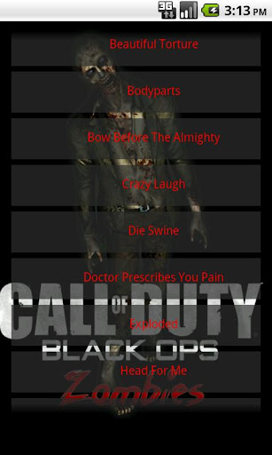 Call of Duty Zombie Soundboard Android app Screenshot 3