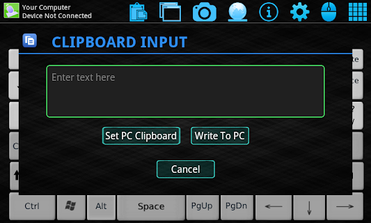 Wireless mouse keyboard screenshot
