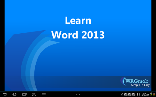 【免費書籍App】Learn Word 2013 by WAGmob-APP點子