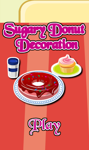 Decoration Sugary Donut