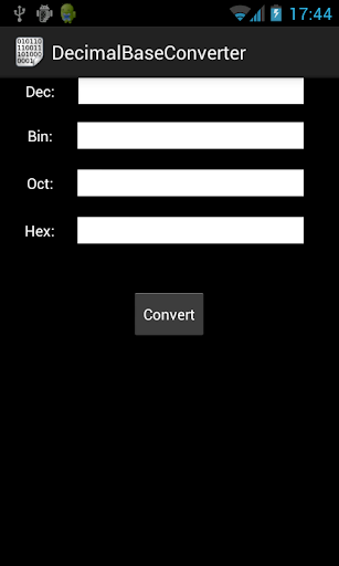 Decimal Base Converter