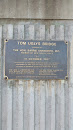 Tom Uglys Bridge Duplication Plaque