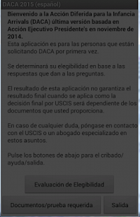 Free DACA - 2014/2015 (español) APK