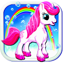 Cute Princess Pony Care mobile app icon