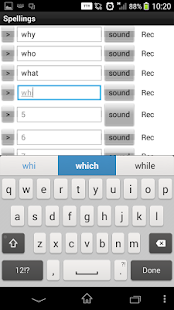 Spelling Test Screenshots 1