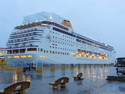 Costa neoRiviera in Livorno, Italy.