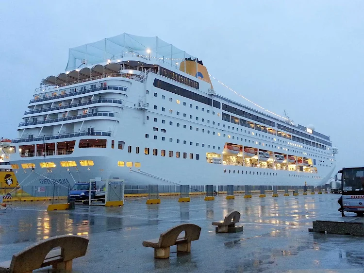 Costa neoRiviera in Livorno, Italy.
