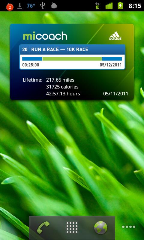 adidas miCoach Android