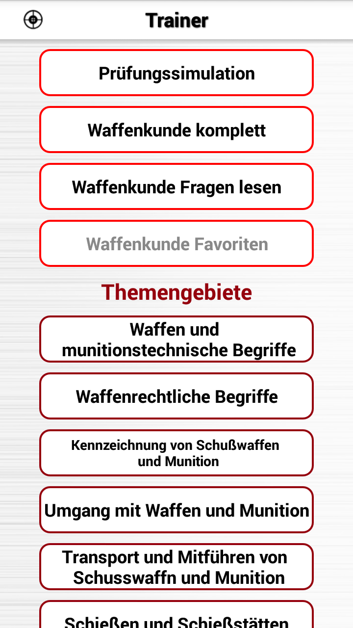 Waffenkunde Waffenrecht App Screen 2