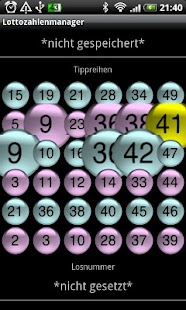 Lastest Lottery numbers manager APK