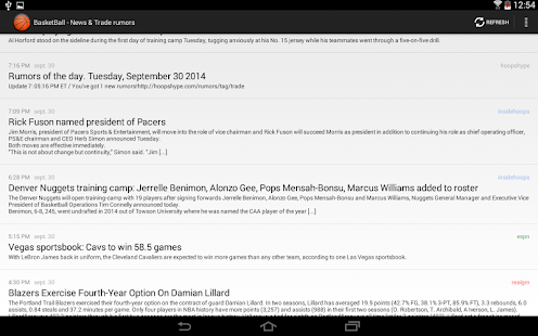 BasketBall - News & Rumors Screenshots 4