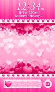 Free ♥ Sweet Heart Go Locker Theme♥ APK for Android