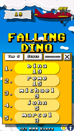 【免費街機App】Falling Dino-APP點子