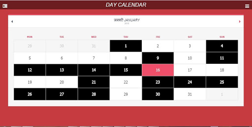 【免費教育App】Day Hindi English Calendar-APP點子