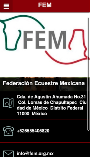 【免費運動App】Federación Ecuestre Mexicana-APP點子