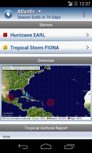 SeaStorm Hurricane Tracker