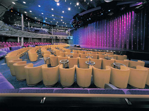 Guests of Norwegian Sun are treated to live, Broadway-style entertainment in the two-story Stardust Lounge on deck 6.