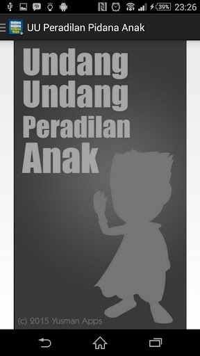 UU Peradilan Pidana Anak