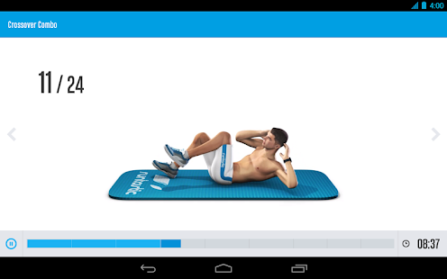 Runtastic Six Pack Addominali Screenshot