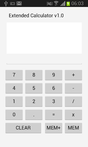 Extended Calculator