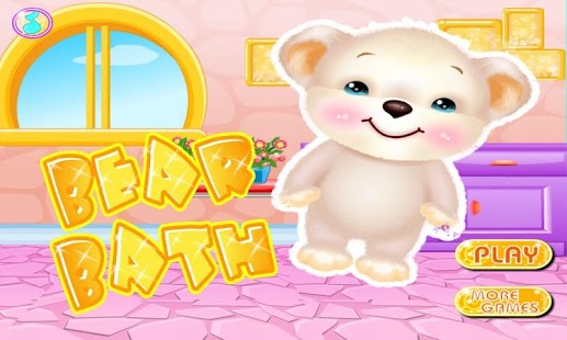 Little Bear Bath Care Game