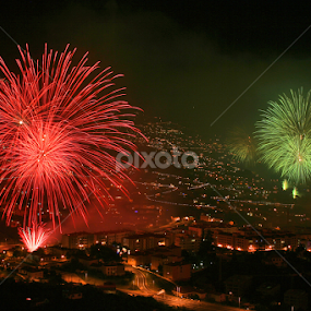 Fireworks in Madeira by Virgílio Nóbrega - Public Holidays New Year’s Eve