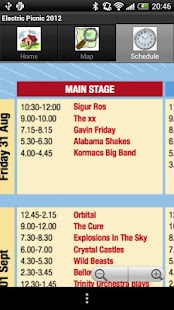 Electric Picnic 2012 Guide Screenshots 2