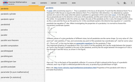 Oxford Mathematics Dictionary Screenshots 2