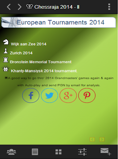 Chess games Europe tournaments