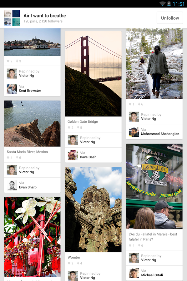 Pinterest Android