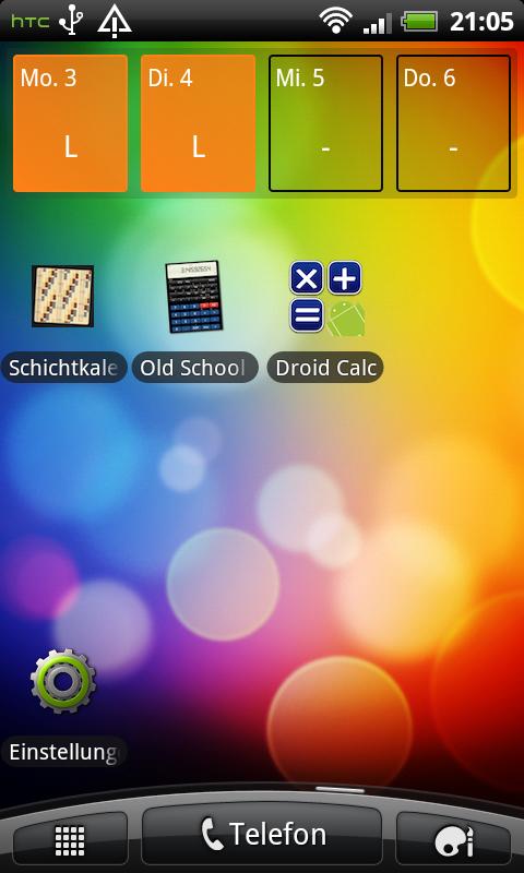 shift calendar Screen 2
