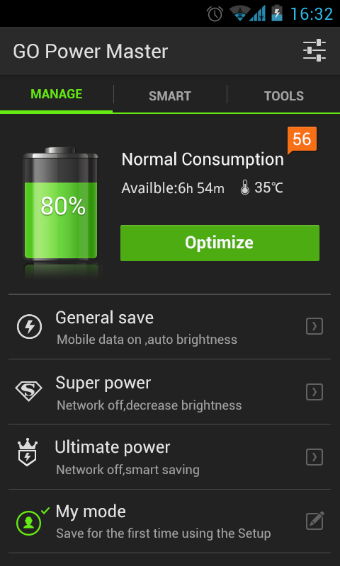 GO Battery Saver &Power Widget - screenshot