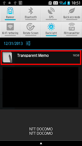 Transparent Memo