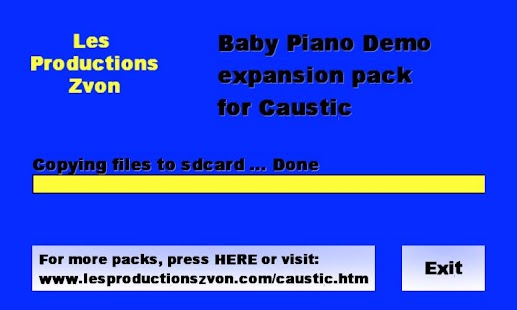How to install Baby Piano demo for Caustic 1.0.0 unlimited apk for android