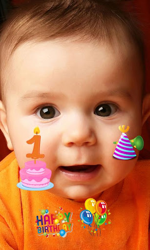 Happy Birthday Sticker Camera