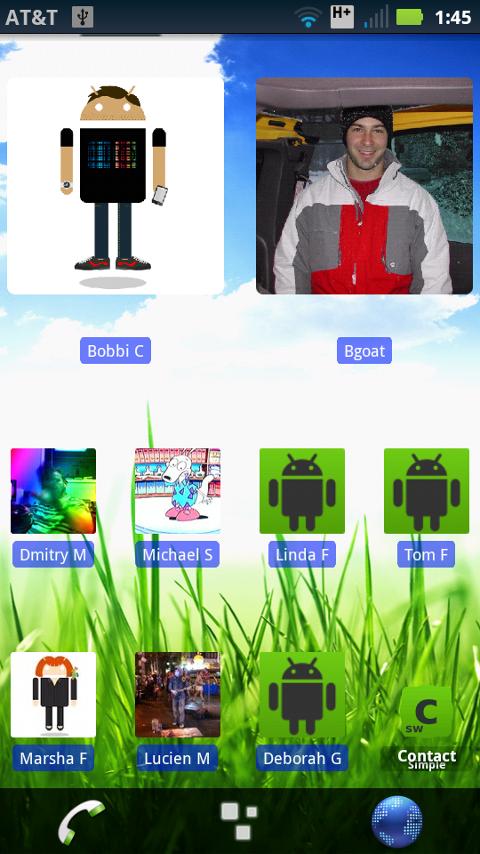 Contact Widget Pro Screen 1