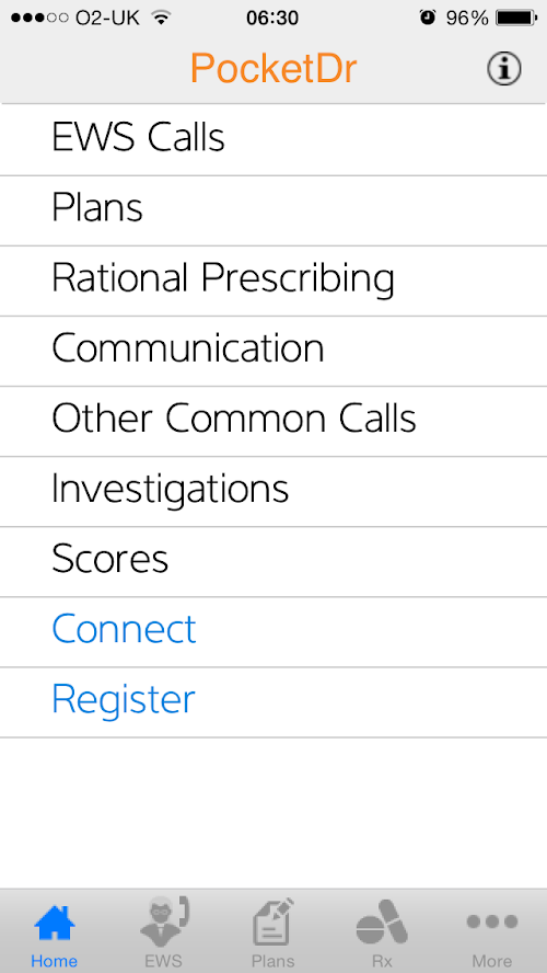 Android application PocketDr screenshort