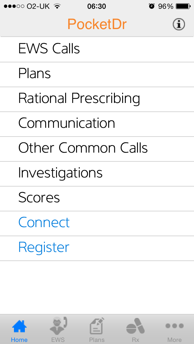 PocketDr Screen 1