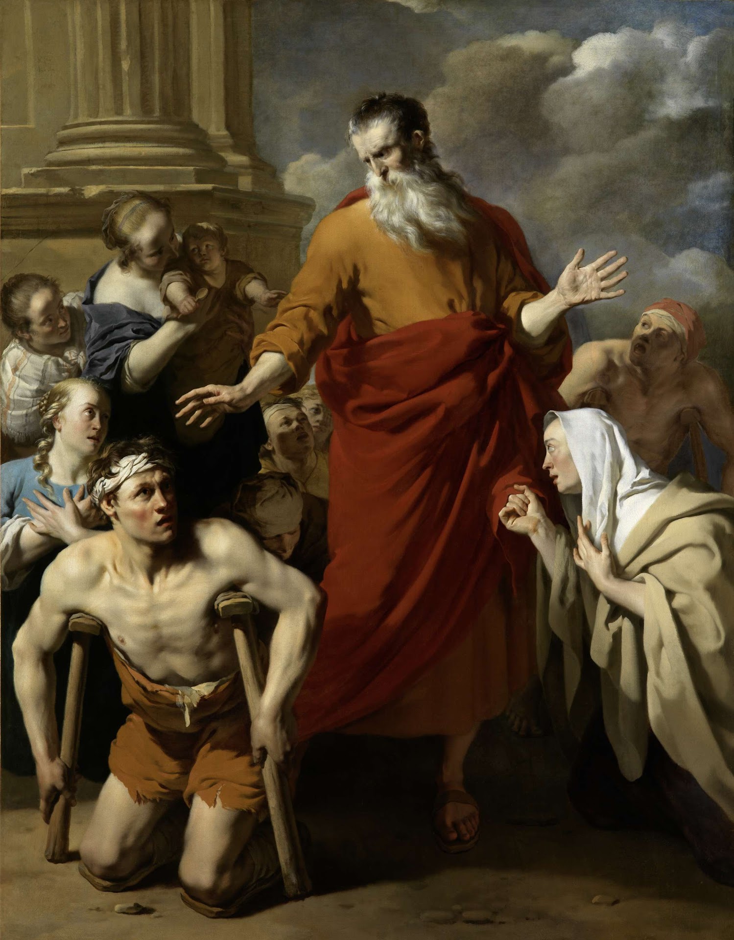 St Paul Healing the Cripple at Lystra, Karel du Jardin, 1663 ...